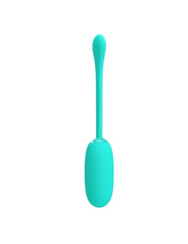 PRETTY LOVE JULIUS HUEVO VIBRADOR IMPERMEBLE RECARGABLE VERDE AGUA
