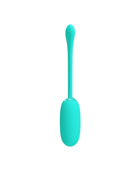 PRETTY LOVE JULIUS HUEVO VIBRADOR IMPERMEBLE RECARGABLE VERDE AGUA