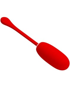 PRETTY LOVE KIRK HUEVO VIBRADOR RECARGABLE ROJO 2