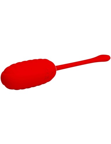 PRETTY LOVE KIRK HUEVO VIBRADOR RECARGABLE ROJO
