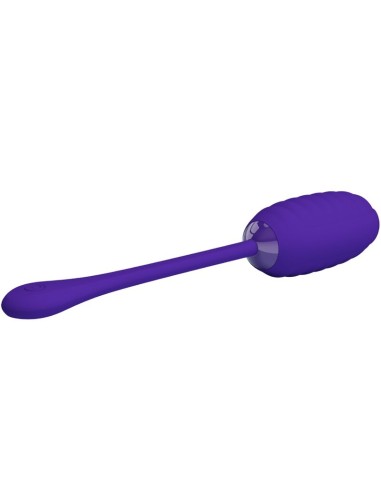 PRETTY LOVE KIRK HUEVO VIBRADOR RECARGABLE LILA