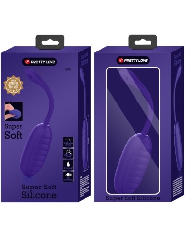 PRETTY LOVE KIRK HUEVO VIBRADOR RECARGABLE LILA