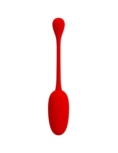 PRETTY LOVE KNUCKER HUEVO VIBRADOR RECARGABLE ROJO