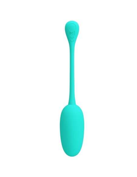 PRETTY LOVE KNUCKER HUEVO VIBRADOR RECARGABLE VERDE AGUA