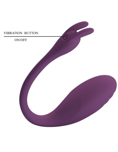 PRETTY LOVE CATALINA VIBRADOR APP CONTROL REMOTO LILA