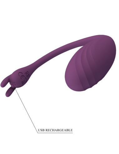 PRETTY LOVE CATALINA VIBRADOR APP CONTROL REMOTO LILA