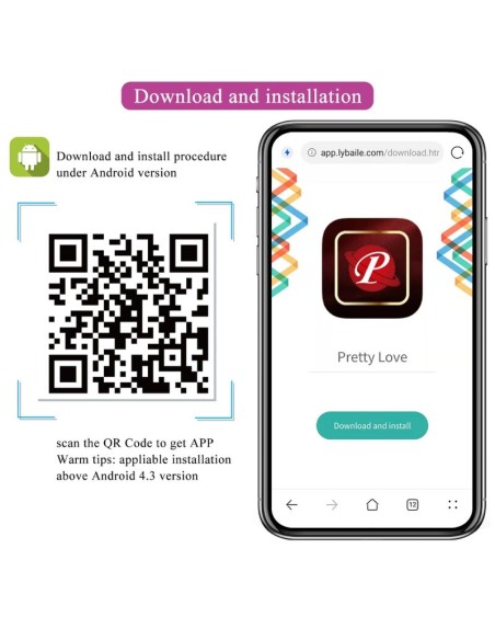 PRETTY LOVE CATALINA VIBRADOR APP CONTROL REMOTO LILA PRETTY LOVE CATALINA VIBRADOR APP CONTROL REMOTO LILA