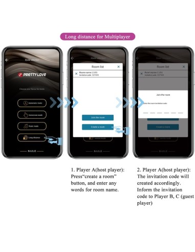 PRETTY LOVE CATALINA VIBRADOR APP CONTROL REMOTO LILA