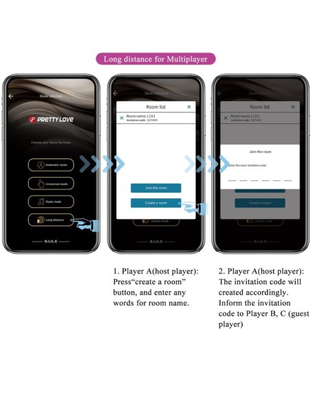 PRETTY LOVE CATALINA VIBRADOR APP CONTROL REMOTO LILA PRETTY LOVE CATALINA VIBRADOR APP CONTROL REMOTO LILA