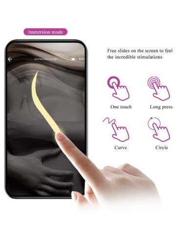 PRETTY LOVE CATALINA VIBRADOR APP CONTROL REMOTO LILA