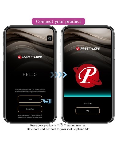 PRETTY LOVE ELVIRA KEGEL BALLS APP CONTROL REMOTO MORADO