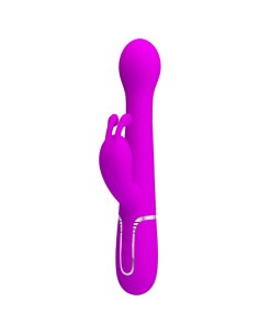 PRETTY LOVE DEJON VIBRADOR RABBIT 3 EN 1 MULTIFUNCION VIOLETA