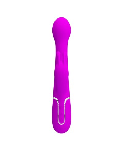 PRETTY LOVE DEJON VIBRADOR RABBIT 3 EN 1 MULTIFUNCION VIOLETA