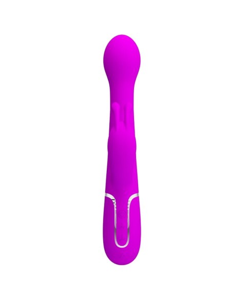PRETTY LOVE DEJON VIBRADOR RABBIT 3 EN 1 MULTIFUNCION VIOLETA