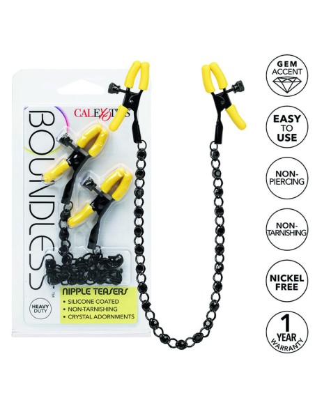 CALIFORNIA EXOTICS BOUNDLESS PINZAS DE PEZONES