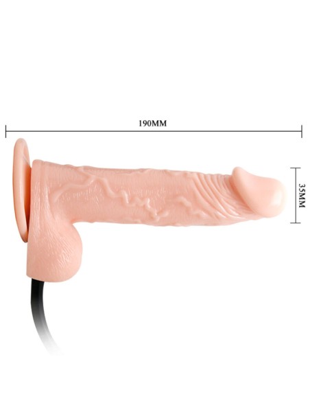 BAILE INFLATABLE DILDO HINCHABLE REALISTICO CON VENTOSA 15 CM