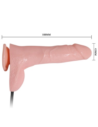 BAILE INFLATABLE DILDO HINCHABLE REALISTICO CON VENTOSA 15 CM