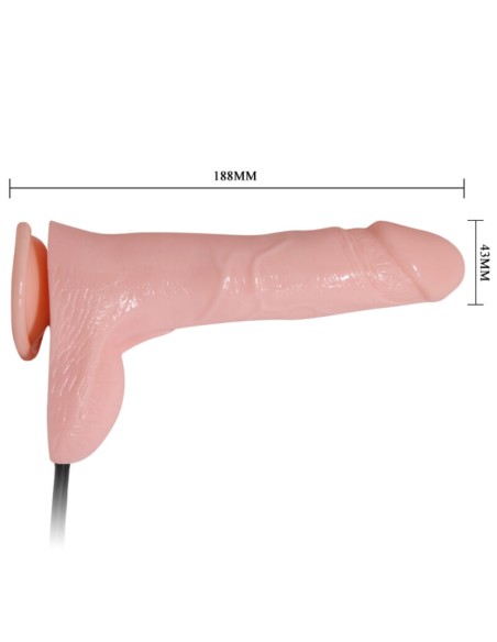 BAILE INFLATABLE DILDO HINCHABLE REALISTICO CON VENTOSA 15 CM
