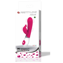 PRETTY LOVE FLIRTATION VIBRADOR CON ESTIMULADOR FELIX 2