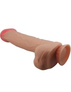 PRETTY LOVE SLIDING SKIN SERIES DILDO REALISTICO CON VENTOSA PIEL DESLIZANTE 26 CM 2