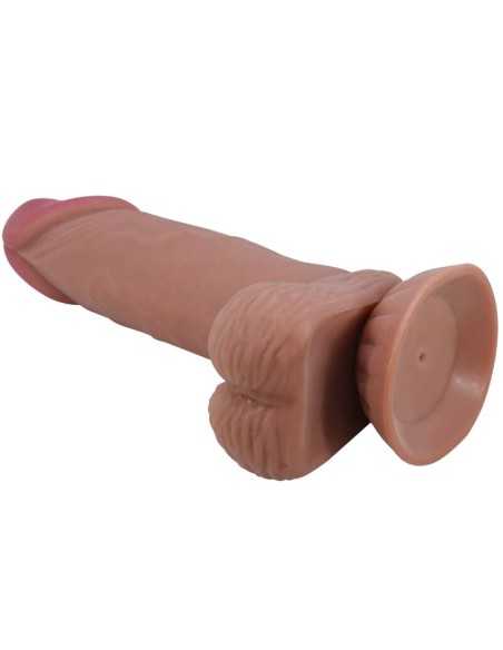 PRETTY LOVE SLIDING SKIN SERIES DILDO REALISTICO CON VENTOSA PIEL DESLIZANTE MORENO 194 CM