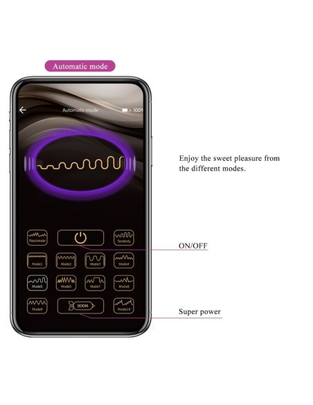 PRETTY LOVE FISHERMAN HUEVO VIBRADOR LILA CONTROLADO POR APP PRETTY LOVE FISHERMAN HUEVO VIBRADOR LILA CONTROLADO POR APP