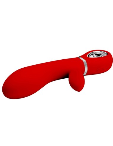 PRETTY LOVE THOMAS VIBRADOR PUNTO G MULTIFUNCION ROJO