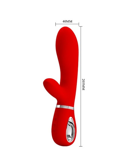 PRETTY LOVE THOMAS VIBRADOR PUNTO G MULTIFUNCION ROJO