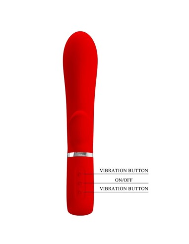 PRETTY LOVE THOMAS VIBRADOR PUNTO G MULTIFUNCION ROJO