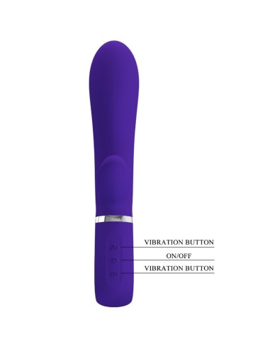 PRETTY LOVE THOMAS VIBRADOR PUNTO G MULTIFUNCION VIOLETA