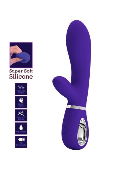 PRETTY LOVE THOMAS VIBRADOR PUNTO G MULTIFUNCION VIOLETA