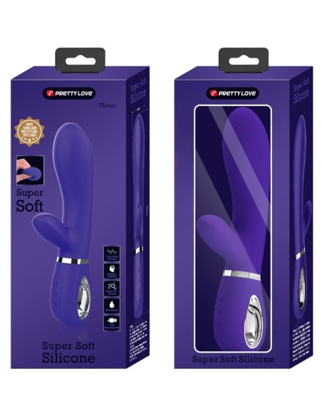 PRETTY LOVE THOMAS VIBRADOR PUNTO G MULTIFUNCION VIOLETA