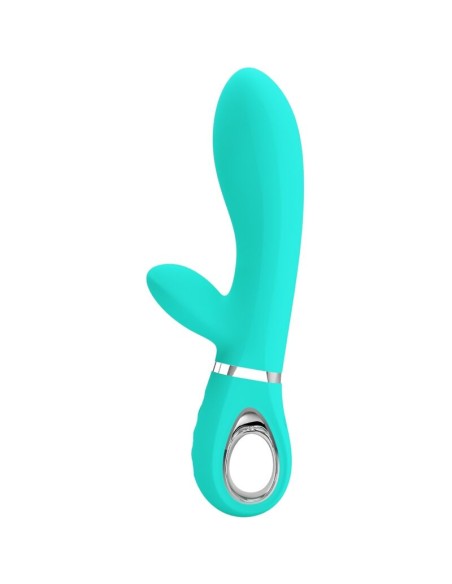 PRETTY LOVE THOMAS VIBRADOR PUNTO G MULTIFUNCION VERDE AGUA
