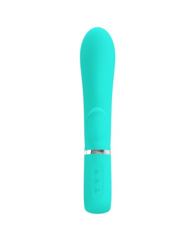 PRETTY LOVE THOMAS VIBRADOR PUNTO G MULTIFUNCION VERDE AGUA