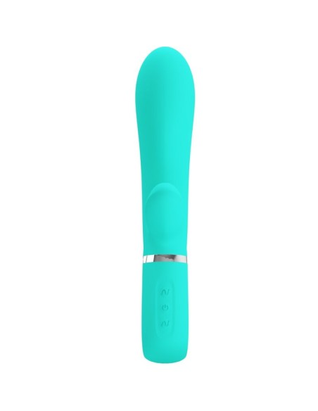 PRETTY LOVE THOMAS VIBRADOR PUNTO G MULTIFUNCION VERDE AGUA