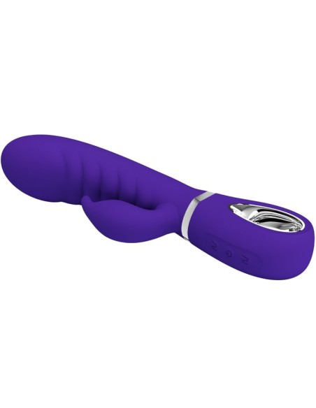 PRETTY LOVE PRESCOTT VIBRADOR PUNTO G MULTIFUNCION LILA