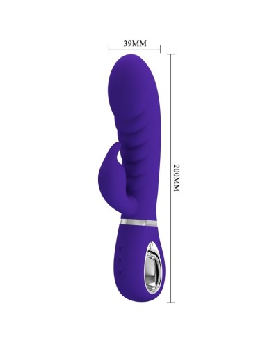 PRETTY LOVE PRESCOTT VIBRADOR PUNTO G MULTIFUNCION LILA