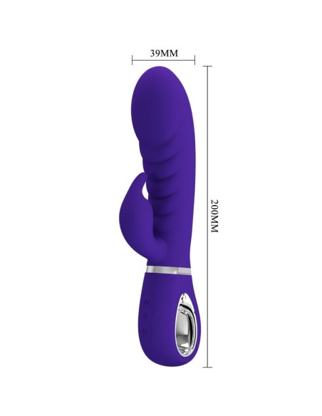 PRETTY LOVE PRESCOTT VIBRADOR PUNTO G MULTIFUNCION LILA