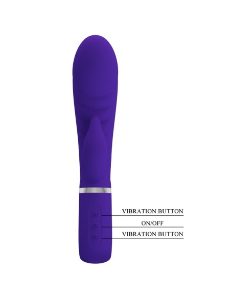 PRETTY LOVE PRESCOTT VIBRADOR PUNTO G MULTIFUNCION LILA