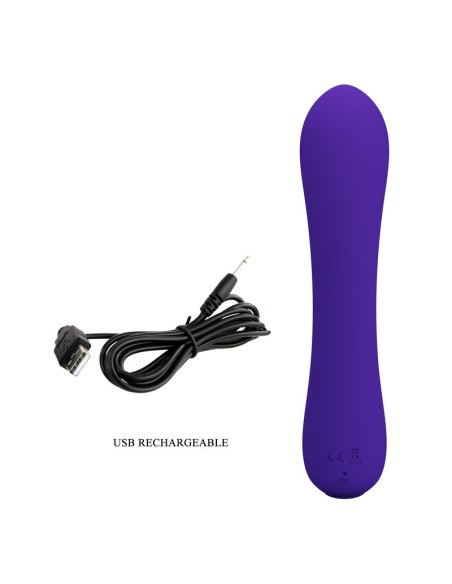 PRETTY LOVE PRESCOTT VIBRADOR RECARGABLE LILA