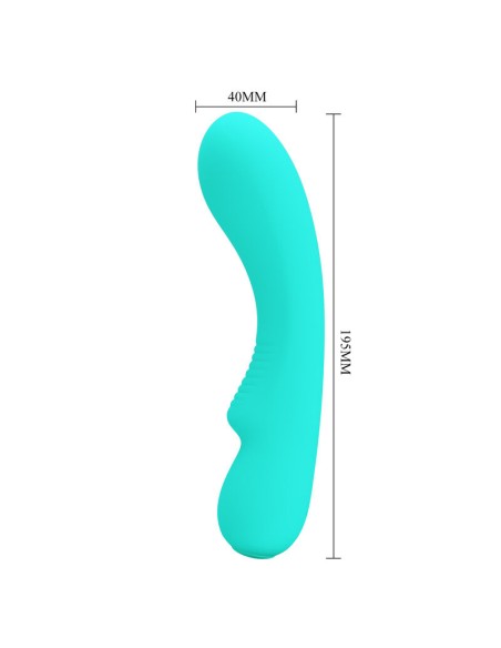 PRETTY LOVE PRESCOTT VIBRADOR RECARGABLE VERDE AGUA