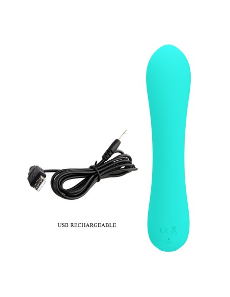 PRETTY LOVE PRESCOTT VIBRADOR RECARGABLE VERDE AGUA