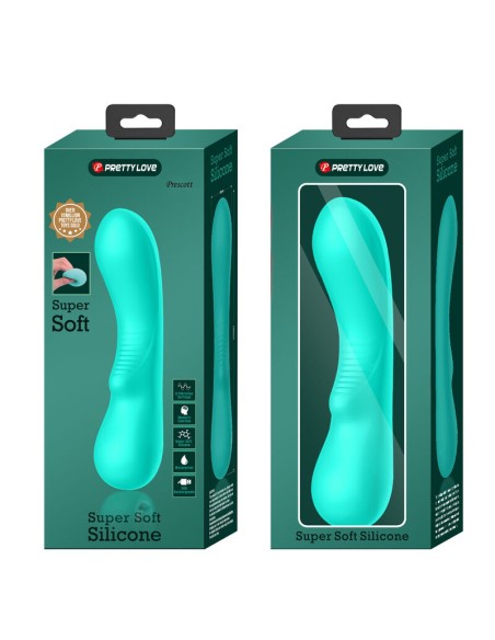 PRETTY LOVE PRESCOTT VIBRADOR RECARGABLE VERDE AGUA