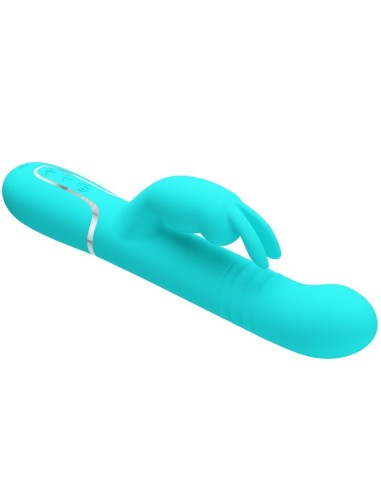 PRETTY LOVE VIBRADOR COALE RABBIT PERLAS VERDE AGUA