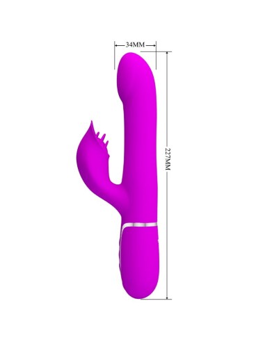 PRETTY LOVE VIBRADOR RABBIT PERLAS VIOLETA
