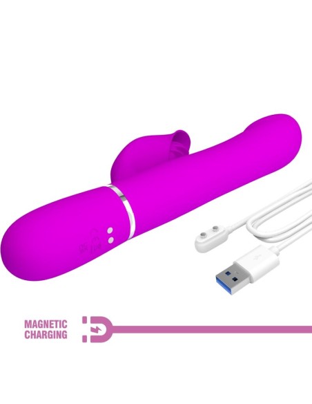 PRETTY LOVE VIBRADOR RABBIT PERLAS VIOLETA