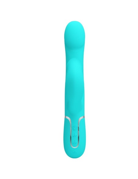 PRETTY LOVE VIBRADOR RABBIT PERLAS VERDE AGUA