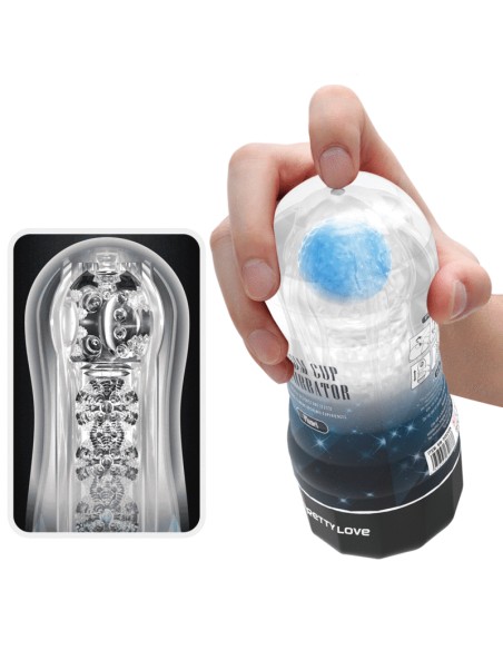 PRETTY LOVE PLANET FUNDA MASTURBADORA AZUL