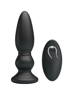 MR PLAY VIBRADOR POTENTE CONTROL REMOTO ANAL PLUG NEGRO