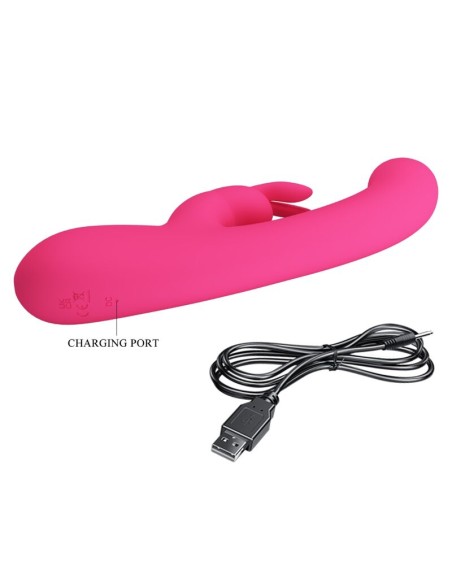 PRETTY LOVE LAMAR VIBRADOR RABBIT PUNTO G ROSA